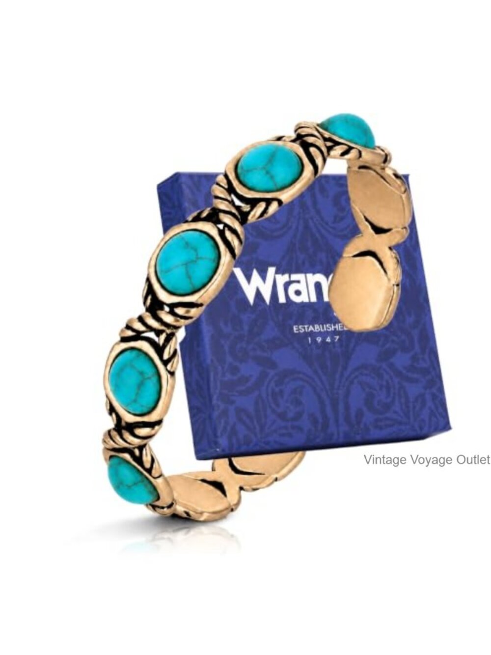 Turquoise Cuff Bracelet Carved Floral Western Jewelry for Women